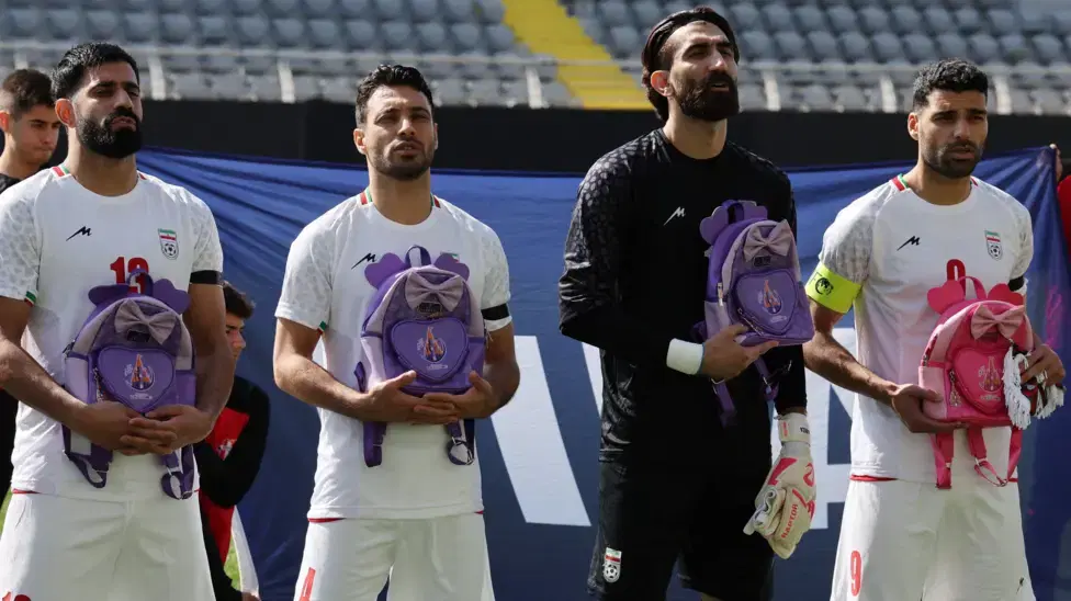 Super Eagles friendly: Iran footballers pay tribute to victims of Israel’s school strike